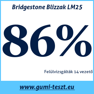 Téli gumi teszt Bridgestone Blizzak LM25