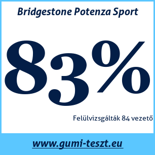 Nyári gumi teszt Bridgestone Potenza Sport
