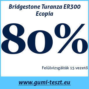 Nyári gumi teszt Bridgestone Turanza ER300 Ecopia