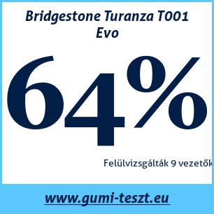 Nyári gumi teszt Bridgestone Turanza T001 Evo