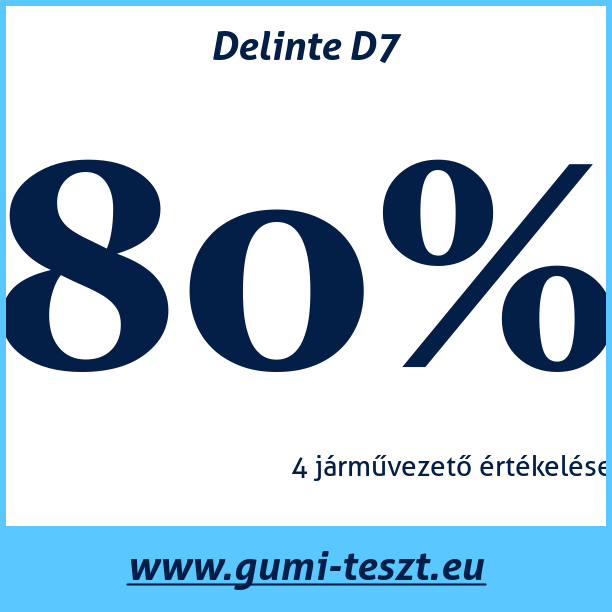 Test pneumatik Delinte D7