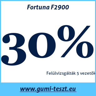 Nyári gumi teszt Fortuna F2900