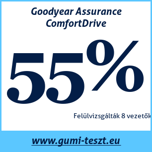 Nyári gumi teszt Goodyear Assurance ComfortDrive