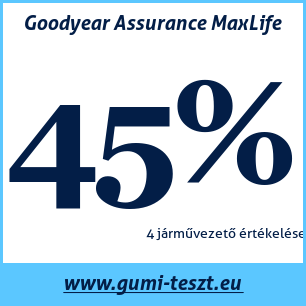 Nyári gumi teszt Goodyear Assurance MaxLife