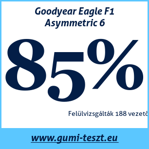 Nyári gumi teszt Goodyear Eagle F1 Asymmetric 6