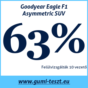 Nyári gumi teszt Goodyear Eagle F1 Asymmetric SUV