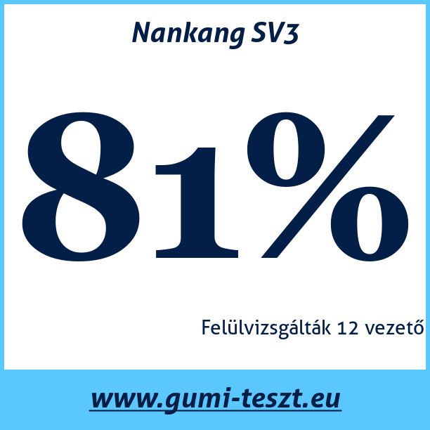 Test pneumatik Nankang SV3