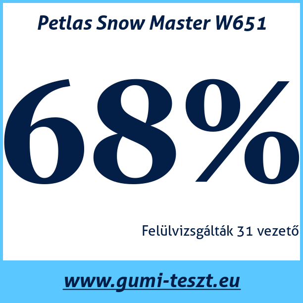 Test pneumatik Petlas Snow Master W651