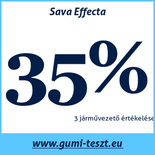Nyári gumi teszt Sava Effecta