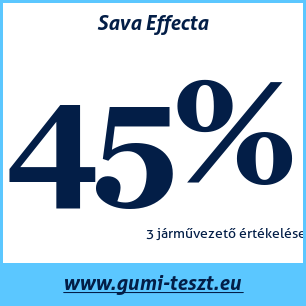 Nyári gumi teszt Sava Effecta