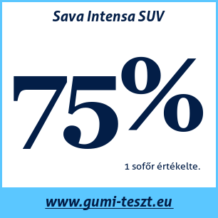 Nyári gumi teszt Sava Intensa SUV