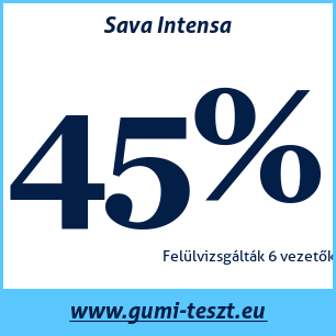 Nyári gumi teszt Sava Intensa