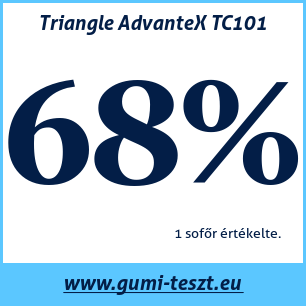 Nyári gumi teszt Triangle AdvanteX TC101