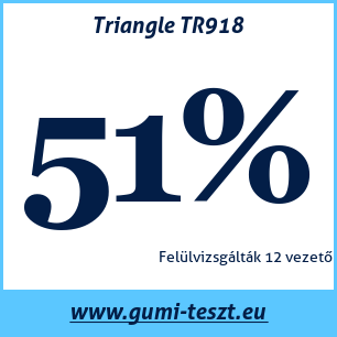 Nyári gumi teszt Triangle TR918