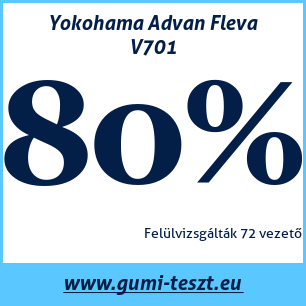 Nyári gumi teszt Yokohama Advan Fleva V701 215 45 R17 91W XL MFS